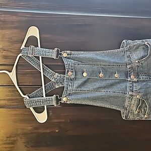 Medium celebrity pink overalls